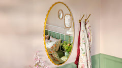 Dark Yellow Wall Mirror