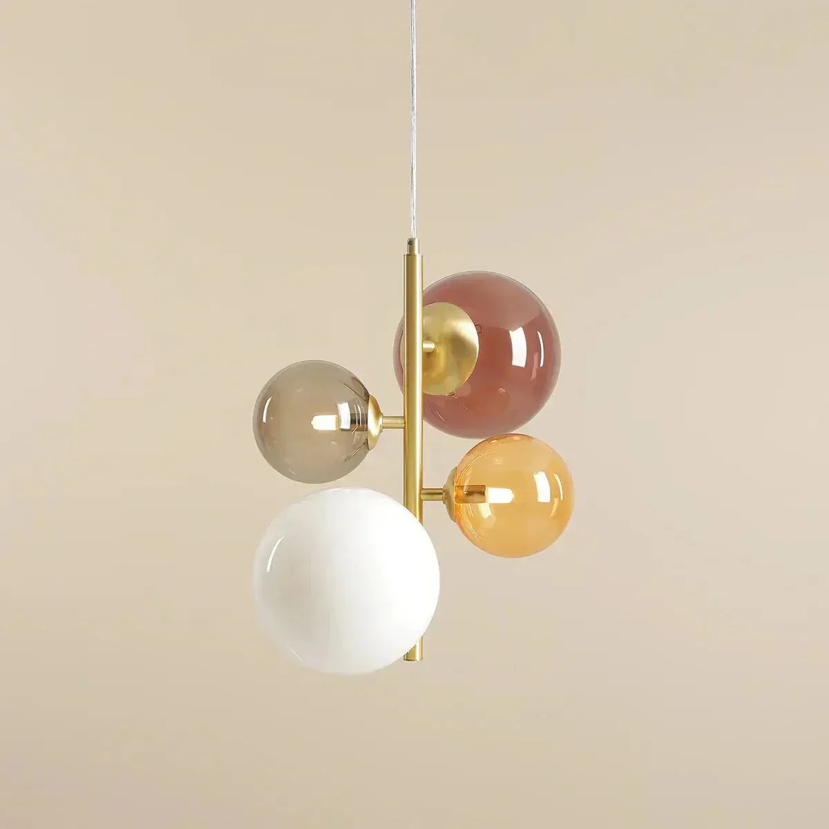 Floral Multicolor Pendant Chandelier