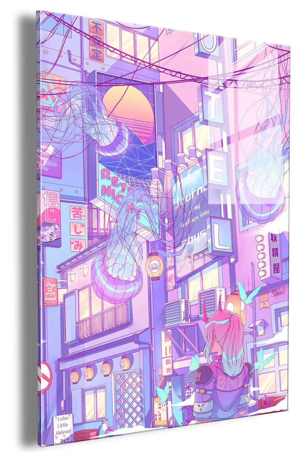 Medusa City Acrylic Print