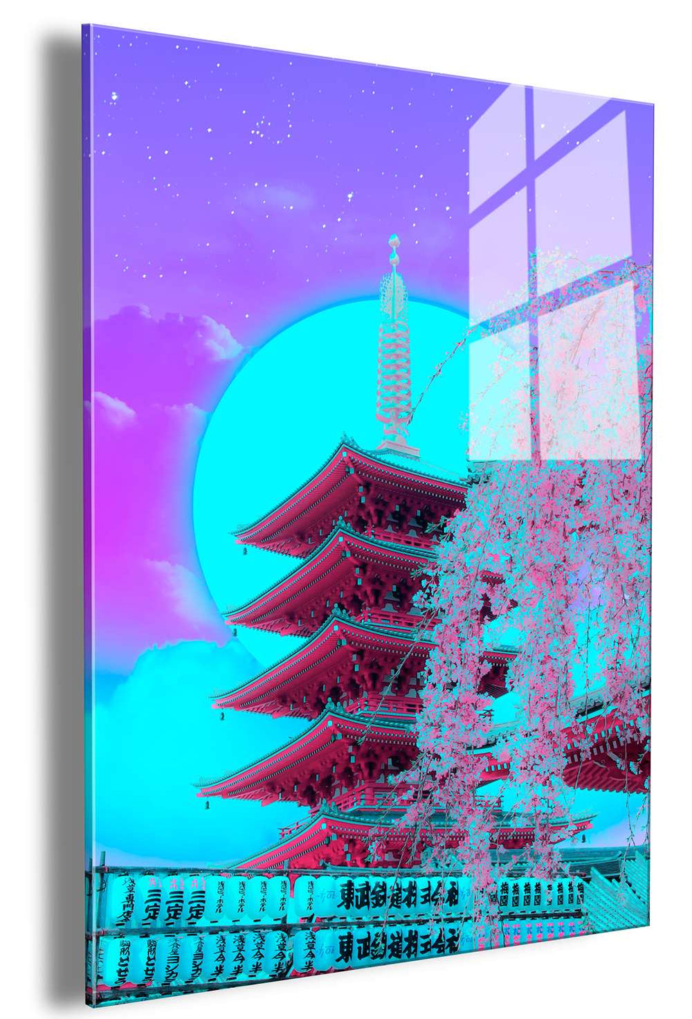 Neon Castle Acrylic Print