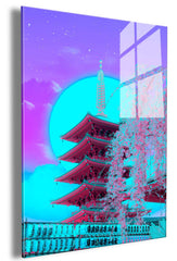 Neon Castle Acrylic Print