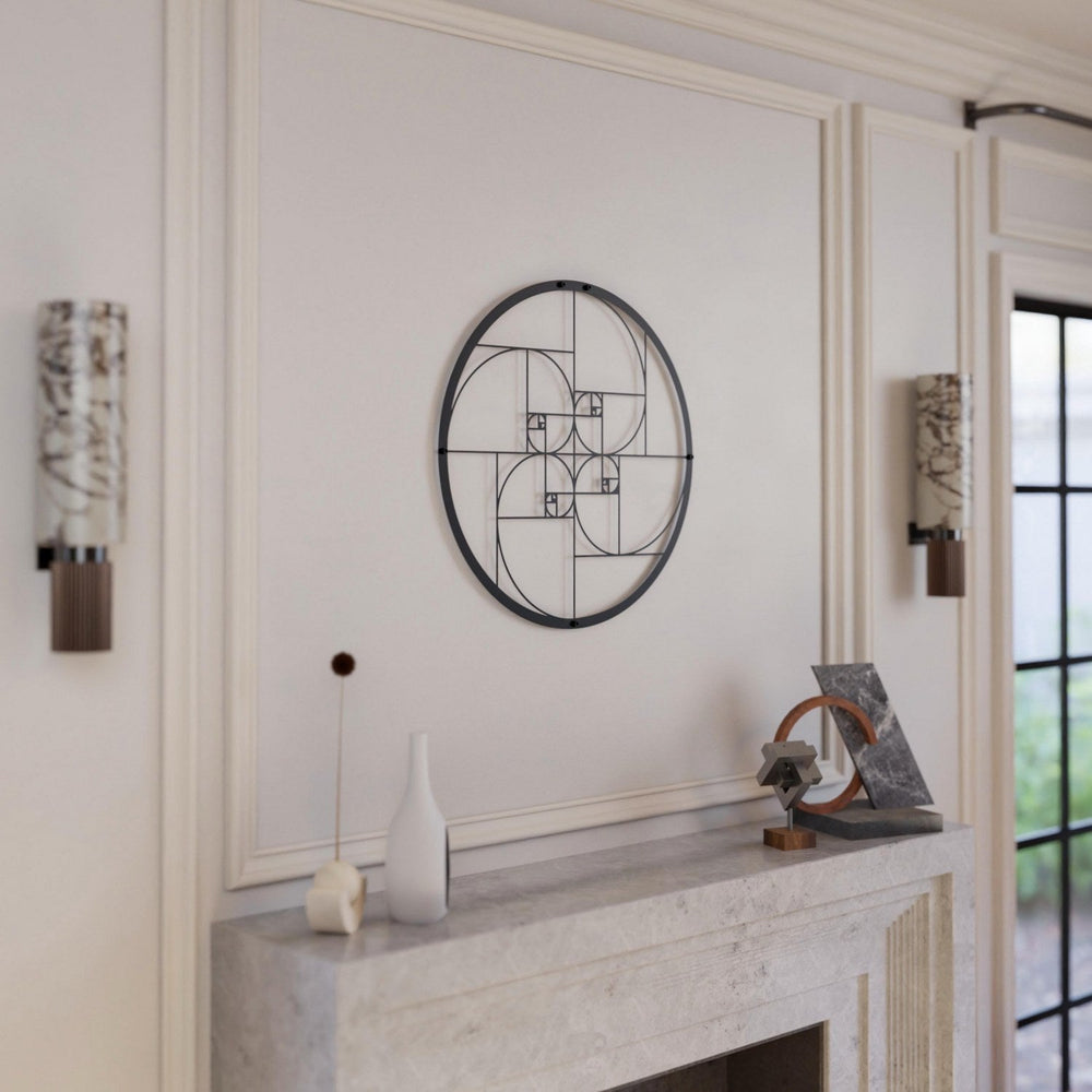Fibonacci Golden Ratio Metal Wall Art
