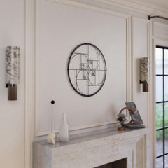 Fibonacci Golden Ratio Metal Wall Art