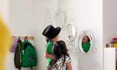 White Round Mirror