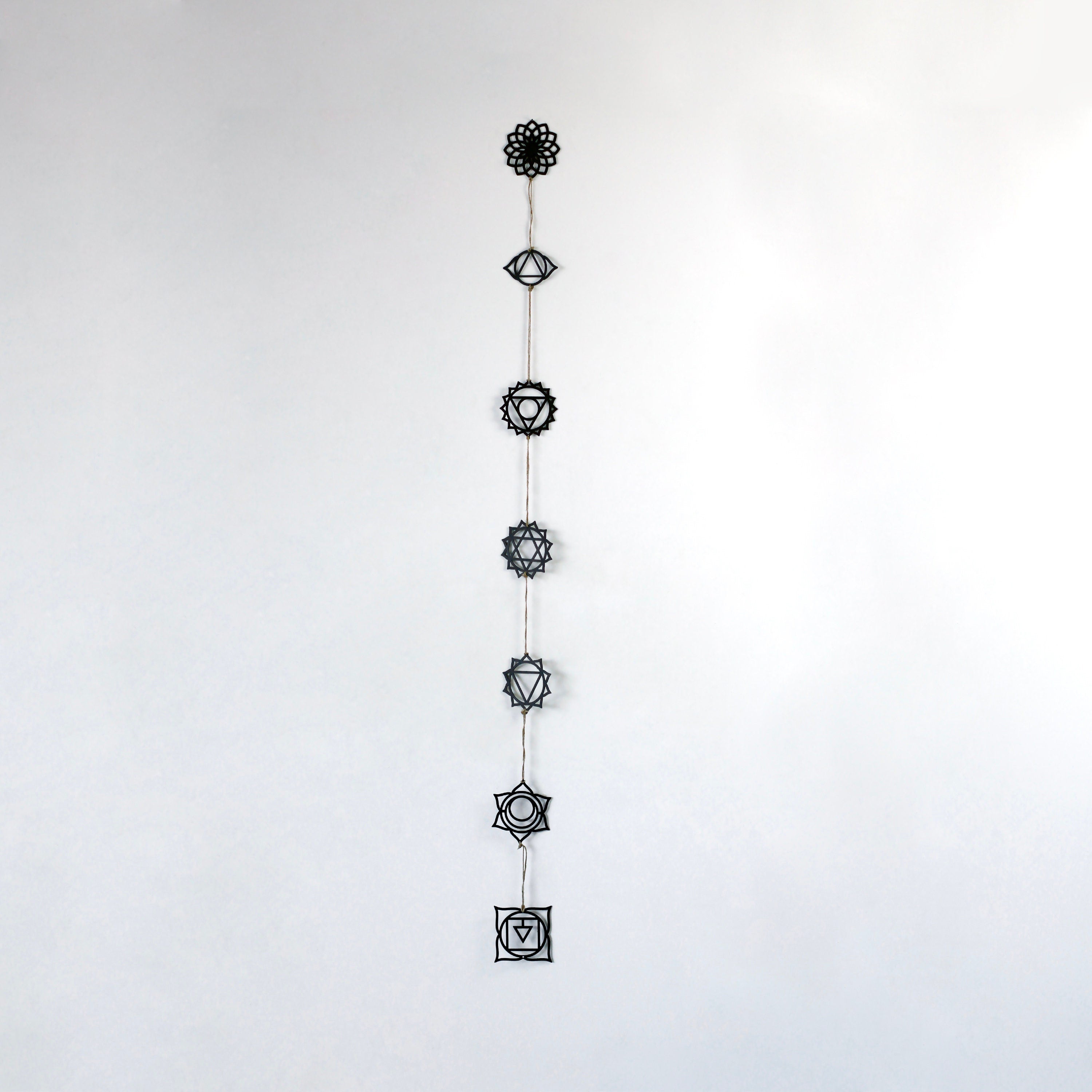 7 Chakras Metal Wall Art
