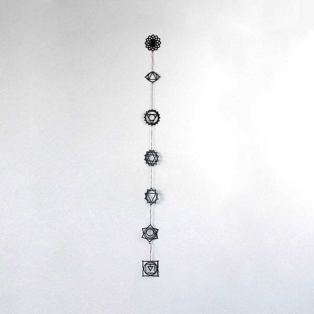 7 Chakras Metal Wall Art